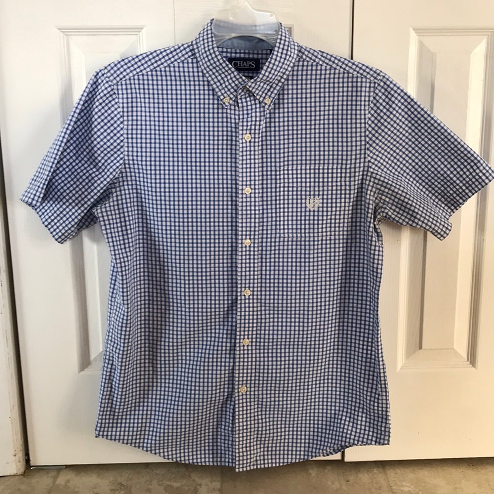 Chaps Short Sleeved Button Down